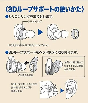 Навушники-вкладиші Audio Technica ATH-CKR7TW Bluetooth HiFi з регулюванням гучності, Чорний