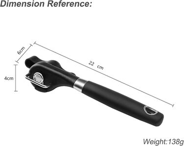 Ручний відкривач консервних банок: класичний, зручний, з гладкою кромкою