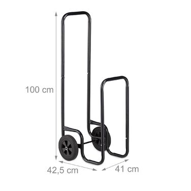 Візок для дров Relaxdays (Металевий)