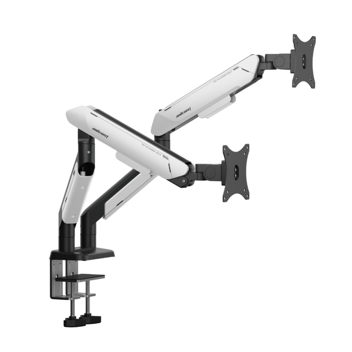 Настільне кріплення для двох моніторів Anda Seat Stealth PRO II Duo 17’’-42’’ Black & White