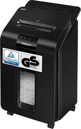Fellowes Autofeed Aktenvernichter AutoMax 90M: Шредер для паперу з автоподачею, MiniCut (P4), 90 аркушів за 5 хвилин, 17 літрів