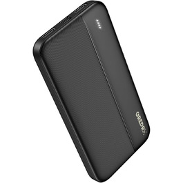 Набір з 2 шт. , компактний, входи Type-C/micro, 2 виходи USB/USB-C, чорний, 10000mAh