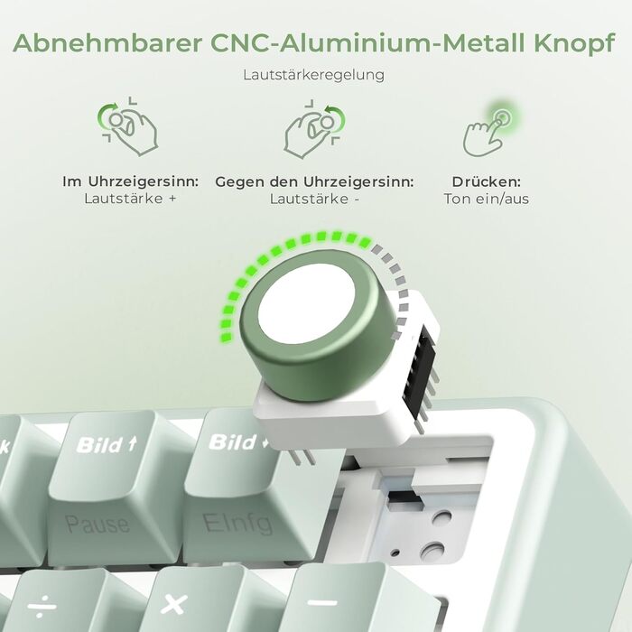 Механічна клавіатура Royal Kludge R98 Pro: 96% Gasket, RGB, NumPad, PBT, Hot-Swap, Creamy Switches (Beige/Cyan)