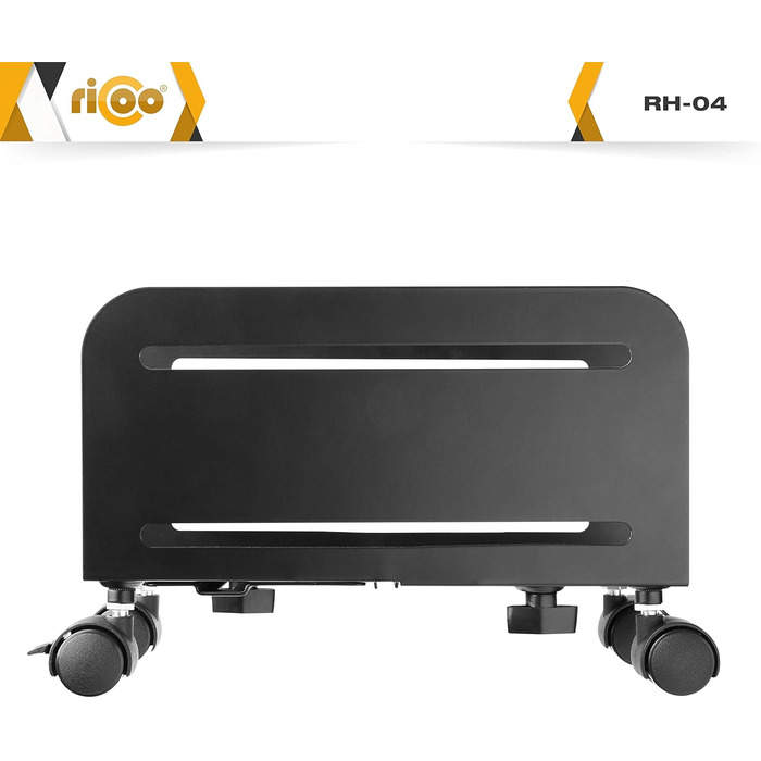 Підставка для комп'ютера RICOO на роликах: мобільний стійкий стенд для ПК, сервера та робочого місця