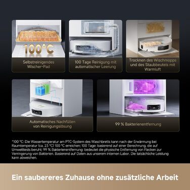 Робот-пилосос Dreame Aqua10 Ultra Track: потужність 30000Pa, безбар'єрне пересування (8 см), самоочищення, автоматичне спустошення, голосове керування