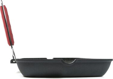Сковорода-гриль Moneta 24x24 см Pro Grill, складна ручка, підходить для індукційних плит