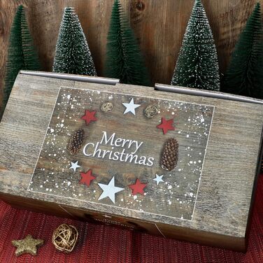 Кавовий сервіз MamboCat на 6 осіб з різдвяним декором (18 предметів) | Керамічний сервіз з прикрасами ялинки та сніжинок