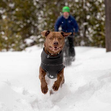 Светр зі зміною клімату RUFFWEAR, погодостійка куртка для собаки з рукавами кепки, кедрово-зелений, розмір S