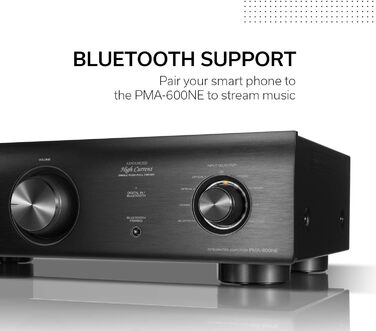 Підсилювач Denon PMA-600NE 70 Вт/канал, Bluetooth, чорний