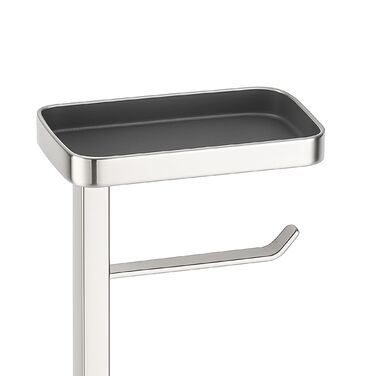 Набір для туалету Relaxdays з металевою полицею (WC-Garnitur Metall mit Ablage)