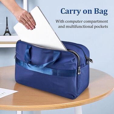 Набір валіз Joyway 4 шт. з жорстким корпусом та TSA-замком, розширюваний, синій колір