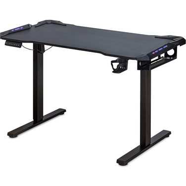 Стіл Mealux PowerDesk Carbon RGB з електрорегулюванням висоти (арт. EVO-201 Carbon / B)