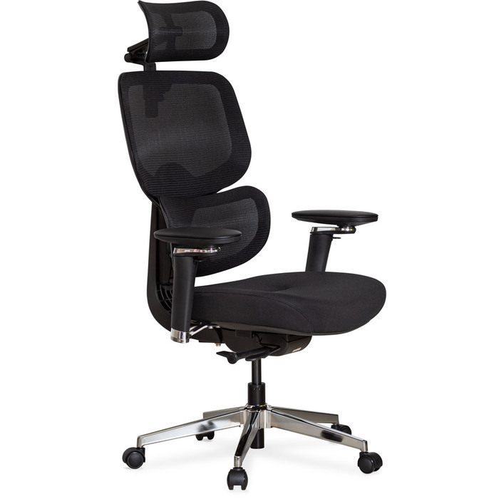 Крісло Mealux D2 Air Fabric Black (арт. HF-D2 F/B)