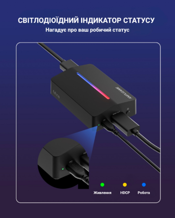 Пристрій захоплення відео Fifine V3 Game collection card