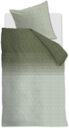 Постільна білизна Ganitur Noa колір зелений розмір 135x200 80x80