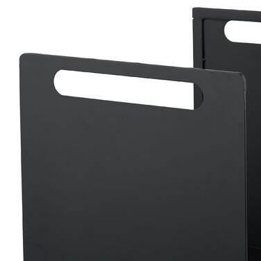 Стильна металева полиця для дров Relaxdays