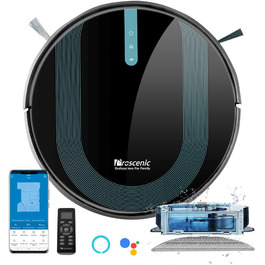 Робот-пилосос Proscenic 850T 2-в-1: потужний, для тварин, з навігацією, керування Siri/Alexa/Google Home