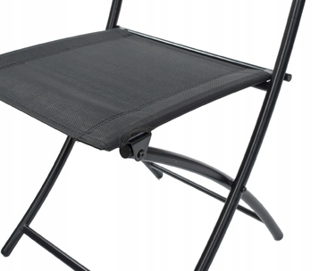 Комплект садових меблів Jumi Premium, метал, чорний, 3 предмети