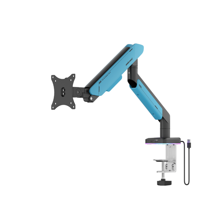 Настільне кріплення для монітора Anda Seat Stealth Pro II RGB 17’’-42’’ Blue