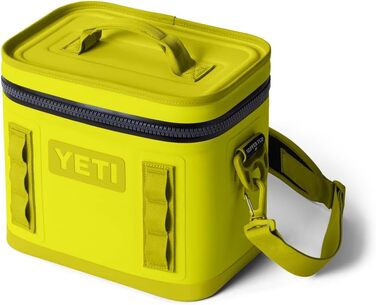 Чорний рюкзак-холодильник YETI Hopper Flip 8 (Firefly Yellow) - портативний, ізольований