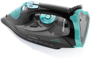 Праска ETA Tiara 2: 2600 Вт, підошва Eloxium, самоочищення, захист від накипу, автовимкнення