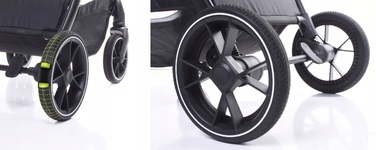 Прогулянкова коляска 4BABY FOSTER з реверсивним сидінням, до 22 кг, алюмінієва