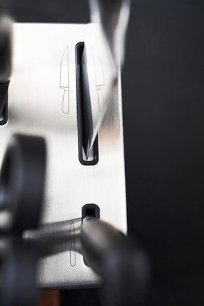 Набір ножів ZWILLING Gourmet 7 предметів з автоматичною заточкою, з нержавіючої сталі, чорний (з Німеччини)