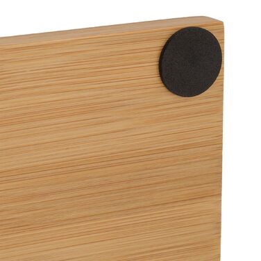 Набір для туалету Relaxdays з бамбука та нержавіючої сталі