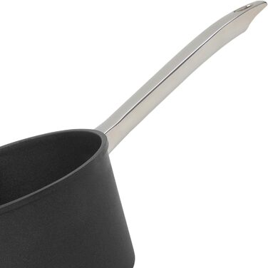 Каструля з 2 частин Ø 20 см - Індукційна - Каструля з ручкою з нержавіючої сталі та скляною кришкою - Зроблено в Німеччині