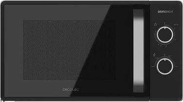 Мікрохвильова піч Cecotec ProClean 3030 20л, 700 Вт, покриття Ready2Clean, 6 рівнів потужності, чорний колір