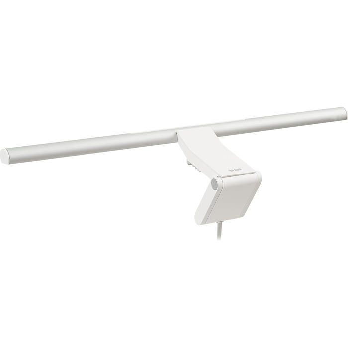 BenQ ScreenBar Pro LED лампа для монітора – безвідблисккове світло, автоматичне вмикання/вимикання, універсальна клямка, надширока підсвітка, регульована колірна температура та яскравість, автоматичне регулювання яскравості, чорний (сріблястий)
