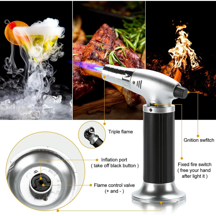 Набір для копчення коктейлів: 4 дерев'яні чіпси, аксесуар для віскі, коктейлів, кави, бурбону та м'яса