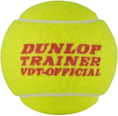 Тенісні м'ячі Dunlop Тренувальна коробка з 4-х тенісних м'ячів, VDT Official, тренувальний м'яч для тенісу преміум-класу