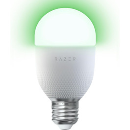 Лампа для монітора Razer Aether Smart Bulb E27 з RGB підсвічуванням для геймінгу, сенсорним керуванням та регулюванням температури кольору та яскравості