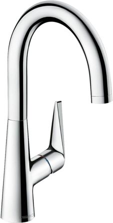 Змішувач для кухні hansgrohe Talis S одноважільний, комфортна висота 200мм з висувним душем, (висота виливу 220мм, без шлангової коробки, хром)