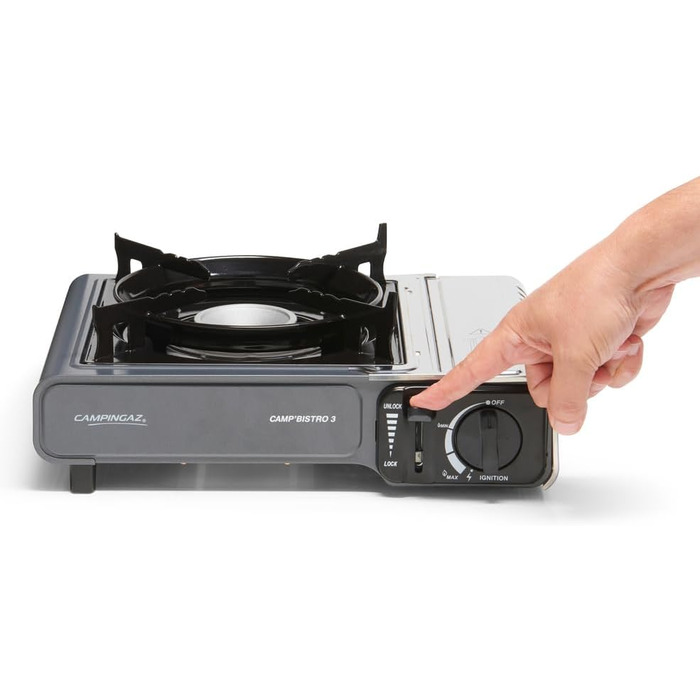 Газовий намет Camp Bistro 3 від Campingaz - компактний одноконфорочний намет для кемпінгу з валізами, 2200 Вт