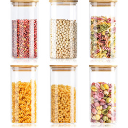 Скляні банки для зберігання, кутові [400 & 920 мл, 1450 мл] Extra Robust, з кришкою, для продуктів харчування