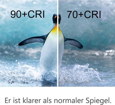 Дзеркало для ванної кімнати MIQU LED 60x50 см з підсвічуванням, тепле/холодне світло, диммування, антизапар, прямокутне (100x60 см)