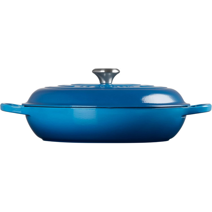 Le Creuset Signature Казанок з чавуну, Ø 30 см, 3,5 л, Azure (Марсель), для всіх плит, включаючи індукцію