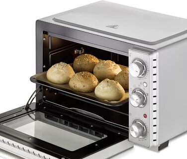CASO TO 26 SilverStyle: Духовка конвекційна, 26 літрів, 70-230°C, нержавіюча сталь