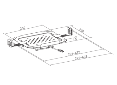 Тримач для ноутбука OfficePro LH474B