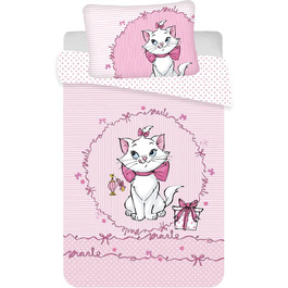 Комплект постільної білизни для кішок Disney Aristocats Marie 100 x 135 см з 100 бавовни