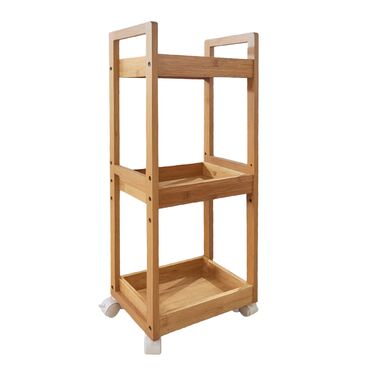 Відкидна полиця Relaxdays з бамбука, 3 відділення