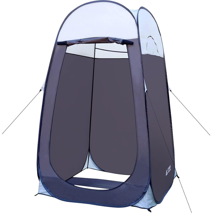 Душова кабіна Pop-Up Leader Accessories, 122x100x198 см, сіра, для швидкого встановлення