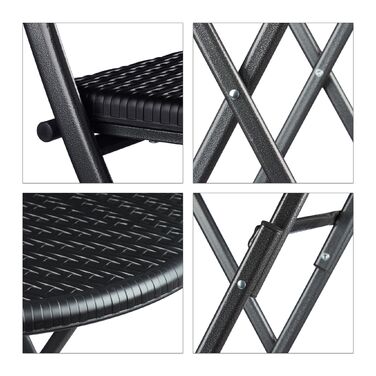 Набір садових меблів Relaxdays BASTIAN (3 шт.)