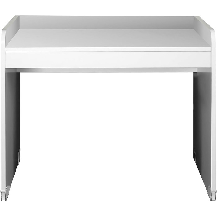 Ігровий стіл Комп'ютерний стіл Rollable, Письмовий стіл для молодіжної кімнати204 x 84,5 x72 см (Білий, ШxВxГ 104x83x72 см)