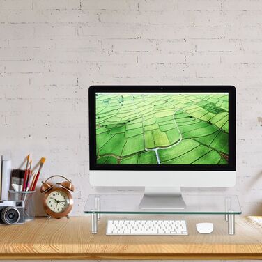 Підставка для монітора Relaxdays зі склом