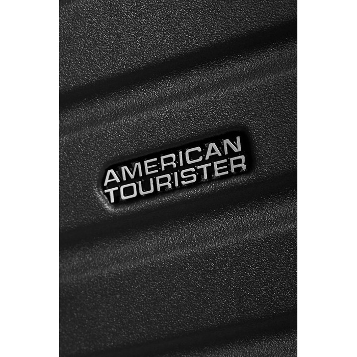 Набір валіз American Tourister Aerotech (3 шт.) – ручна, середня, велика, розширювана, з TSA-замком, блакитний (Metallic Navy) / чорний (Metallic Black)