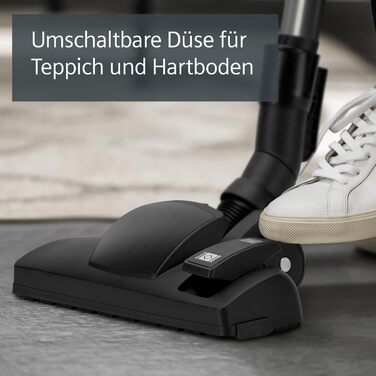 Пылесос Siemens Z7.0 VSZ7X500 с мешком для сбора пыли: для аллергиков, тихий, 650 Вт, серый