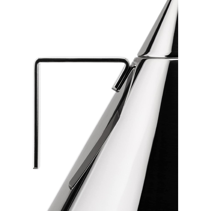 Електричний чайник Alessi Il Conico 90017 - дизайн, нержавіюча сталь, 2 л, 4.2 x 22.5 x 6.5 см